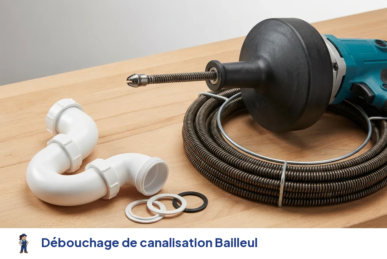 Débouchage de canalisation à Bailleul