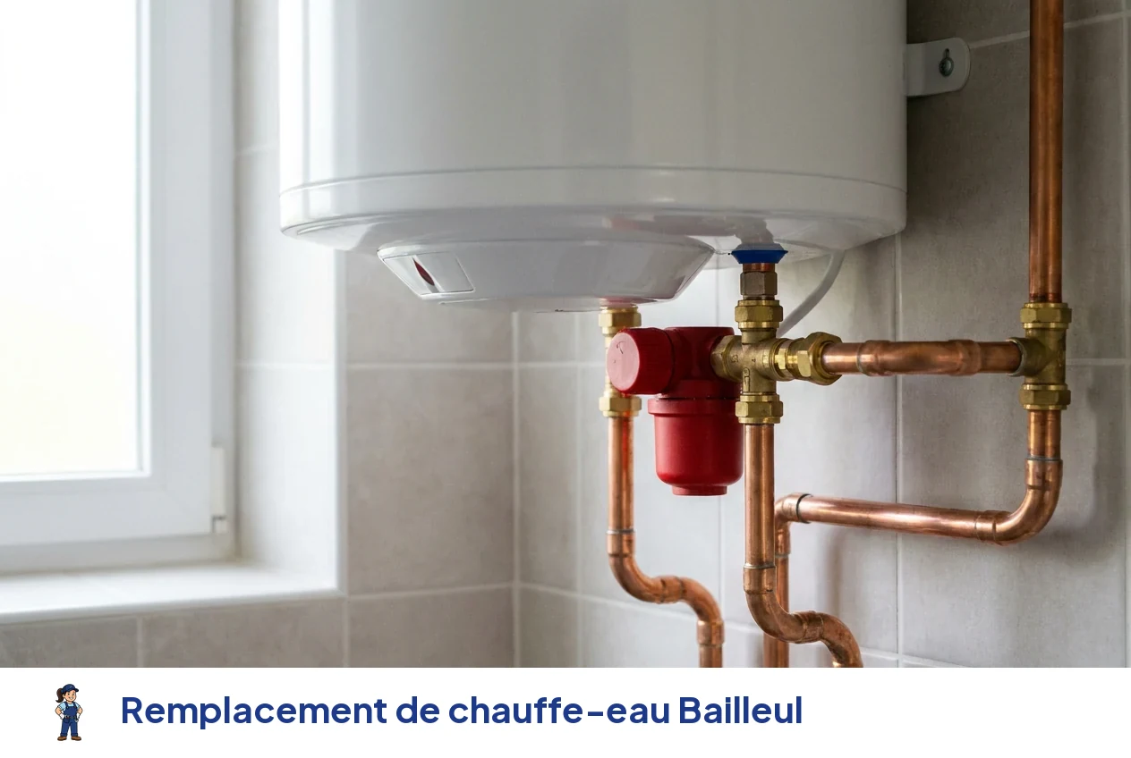 Remplacement de chauffe-eau à Bailleul